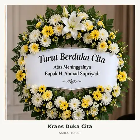 Krans Bunga Duka Tegal Timur